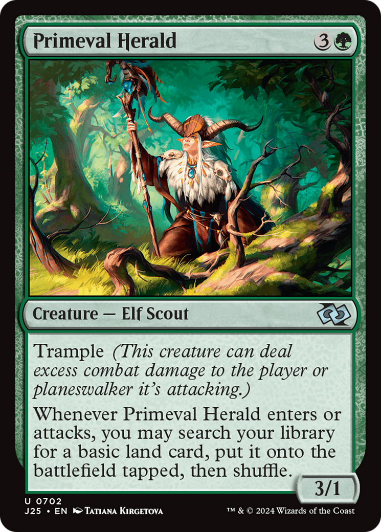 Primeval Herald [Foundations Jumpstart] - The Mythic Store | 24h Order Processing