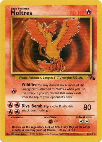 Moltres (27/62) [Fossil Unlimited] - The Mythic Store | 24h Order Processing
