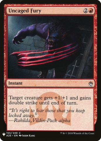 Uncaged Fury [Mystery Booster] - The Mythic Store | 24h Order Processing