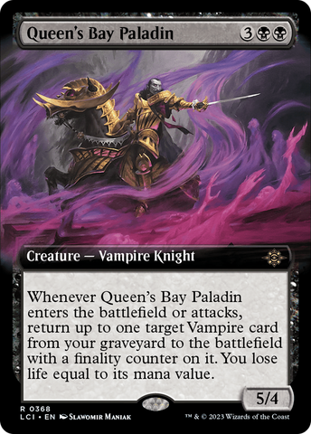 Queen's Bay Paladin (Extended Art) [The Lost Caverns of Ixalan] - The Mythic Store | 24h Order Processing