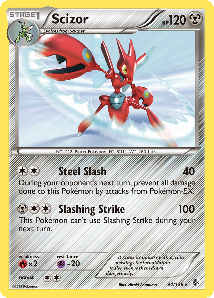 Scizor (94/149) [Black & White: Boundaries Crossed] - The Mythic Store | 24h Order Processing