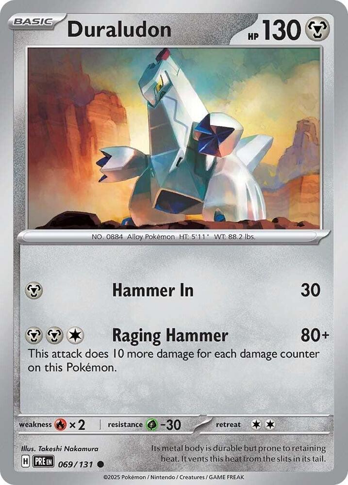 Duraludon (069/131) [Scarlet & Violet: Prismatic Evolutions] - The Mythic Store | 24h Order Processing