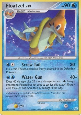 Floatzel (2/12) [Diamond & Pearl: Trainer Kit - Manaphy] - The Mythic Store | 24h Order Processing