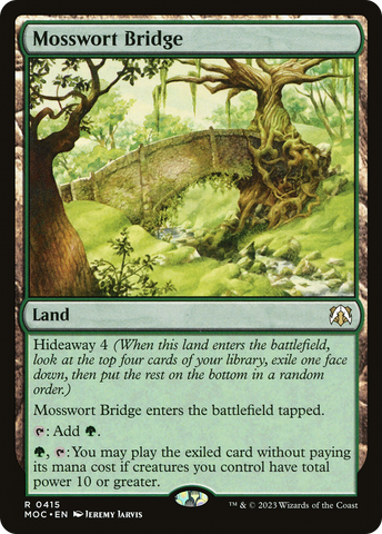 Mosswort Bridge [March of the Machine Commander] - The Mythic Store | 24h Order Processing