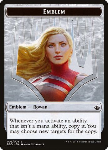 Rowan Kenrith Emblem [Battlebond Tokens] - The Mythic Store | 24h Order Processing