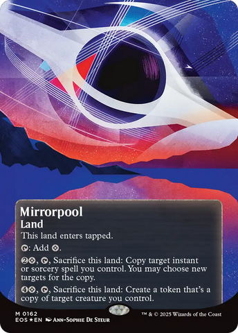 Mirrorpool (0162) (Borderless) (Galaxy Foil) [Edge of Eternities: Stellar Sights] - The Mythic Store | 24h Order Processing