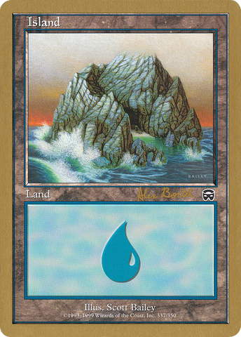 Island (ab337a) (Alex Borteh) [World Championship Decks 2001] - The Mythic Store | 24h Order Processing