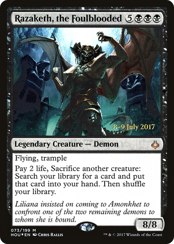 Razaketh, the Foulblooded [Hour of Devastation Prerelease Promos] - The Mythic Store | 24h Order Processing