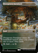 Overgrown Farmland (Borderless Alternate Art) [Innistrad: Midnight Hunt] - The Mythic Store | 24h Order Processing
