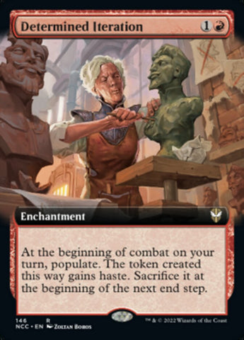 Determined Iteration (Extended Art) [Streets of New Capenna Commander] - The Mythic Store | 24h Order Processing