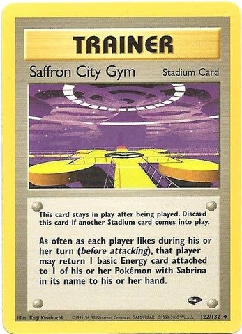 Saffron City Gym (122/132) [Gym Challenge Unlimited] - The Mythic Store | 24h Order Processing