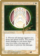 Circle of Protection: Green (Bertrand Lestree) (SB) (4ED) [Pro Tour Collector Set] - The Mythic Store | 24h Order Processing