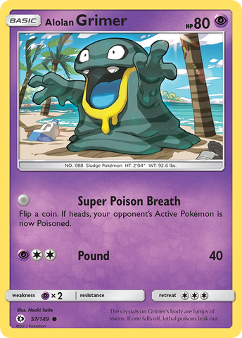 Alolan Grimer (57/149) [Sun & Moon: Base Set] - The Mythic Store | 24h Order Processing