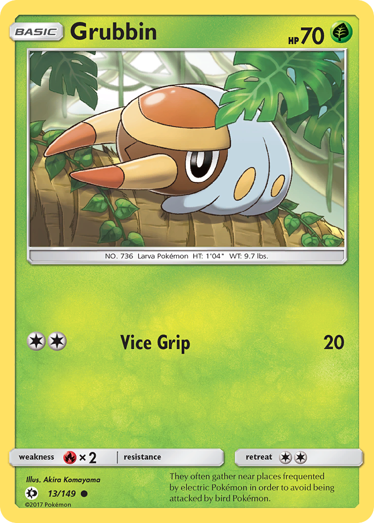 Grubbin (13/149) [Sun & Moon: Base Set] - The Mythic Store | 24h Order Processing