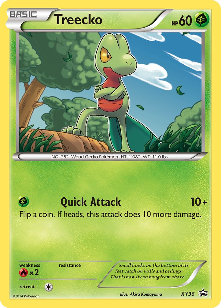 Treecko (XY36) [XY: Black Star Promos] - The Mythic Store | 24h Order Processing