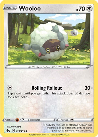 Wooloo (121/159) [Sword & Shield: Crown Zenith] - The Mythic Store | 24h Order Processing