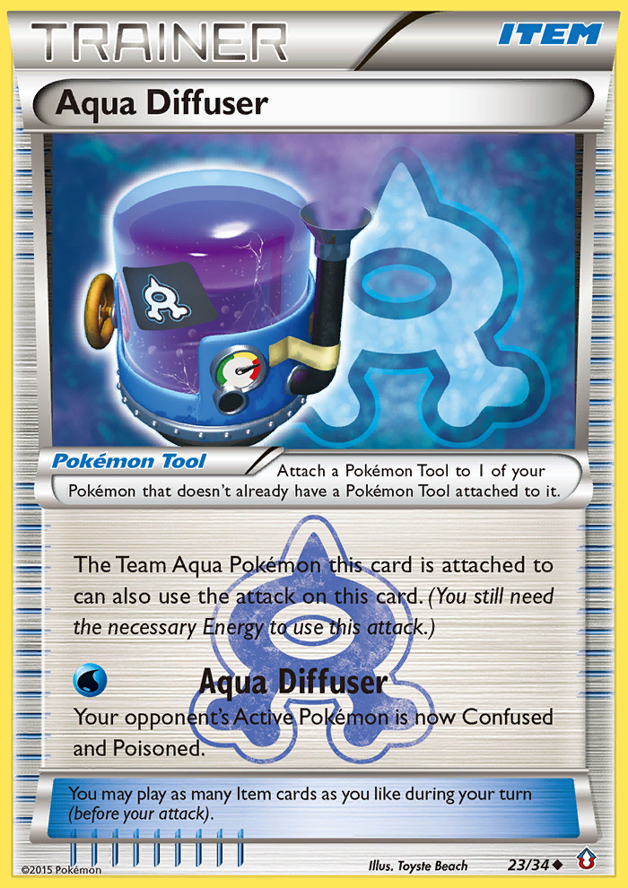 Aqua Diffuser (23/34) [XY: Double Crisis] - The Mythic Store | 24h Order Processing