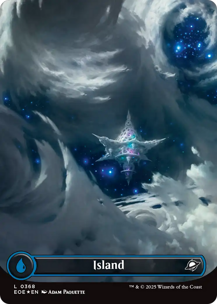 Island (0368) (Borderless) (Galaxy Foil) [Edge of Eternities] - The Mythic Store | 24h Order Processing