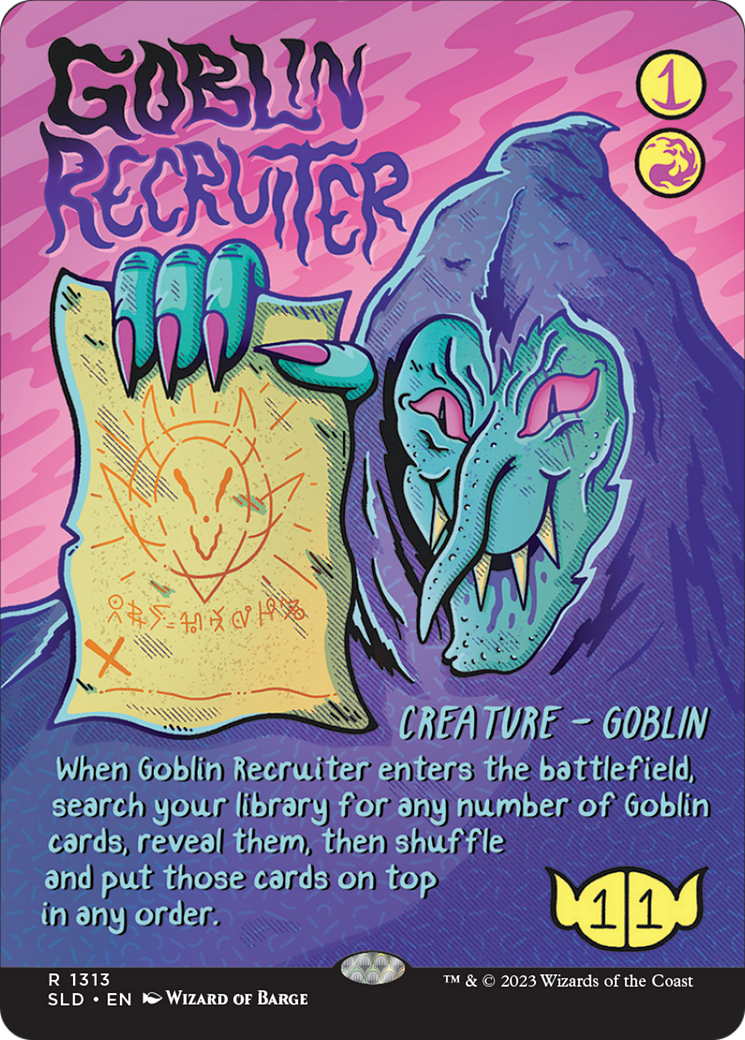 Goblin Recruiter (Rainbow Foil) [Secret Lair Drop Series] - The Mythic Store | 24h Order Processing