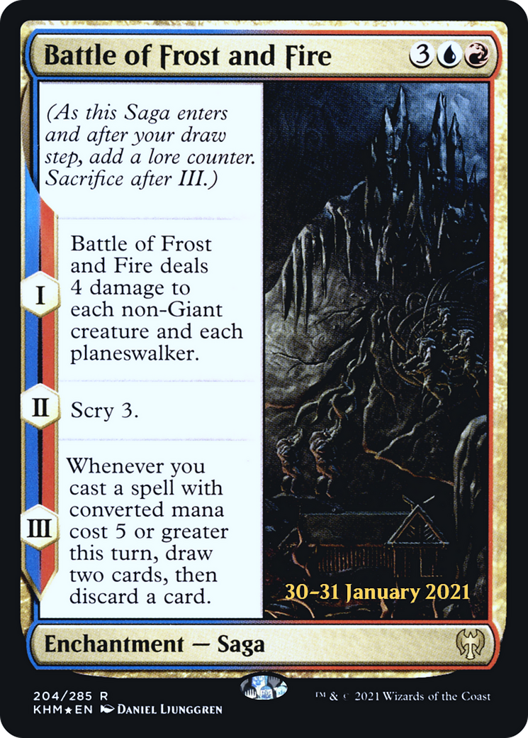 Battle of Frost and Fire [Kaldheim Prerelease Promos] - The Mythic Store | 24h Order Processing