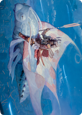 Sky-Blessed Samurai Art Card [Kamigawa: Neon Dynasty Art Series] - The Mythic Store | 24h Order Processing