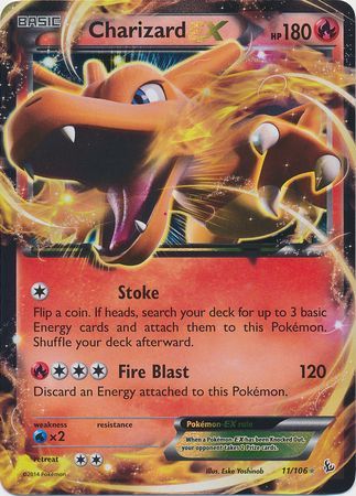 Charizard EX (11/106) (Jumbo Card) [XY: Flashfire] - The Mythic Store | 24h Order Processing