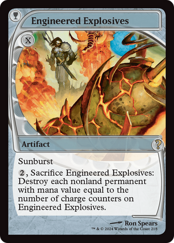 Engineered Explosives (Future Sight) [Mystery Booster 2] - The Mythic Store | 24h Order Processing