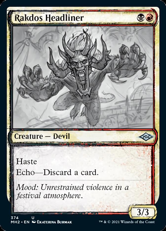 Rakdos Headliner (Sketch) [Modern Horizons 2] - The Mythic Store | 24h Order Processing