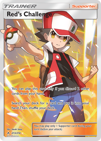 Red's Challenge (213/214) [Sun & Moon: Unbroken Bonds] - The Mythic Store | 24h Order Processing