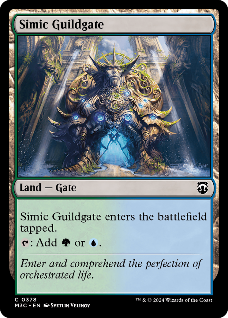 Simic Guildgate (Ripple Foil) [Modern Horizons 3 Commander] - The Mythic Store | 24h Order Processing