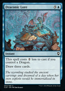 Draconic Lore [Commander Legends: Battle for Baldur's Gate] - The Mythic Store | 24h Order Processing