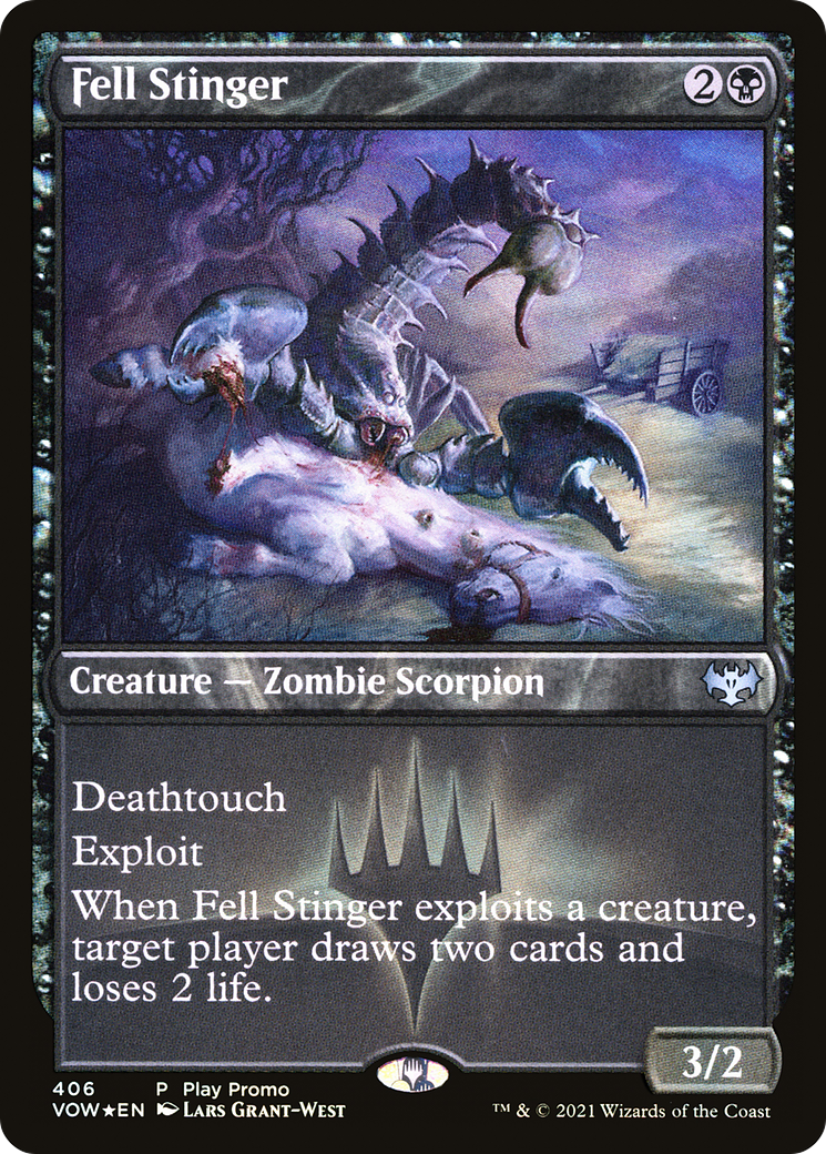 Fell Stinger (Play Promo) [Innistrad: Crimson Vow] - The Mythic Store | 24h Order Processing