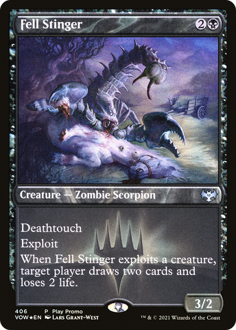 Fell Stinger (Play Promo) [Innistrad: Crimson Vow] - The Mythic Store | 24h Order Processing
