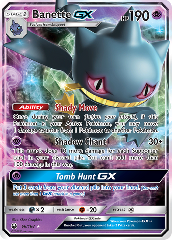 Banette GX (66/168) [Sun & Moon: Celestial Storm] - The Mythic Store | 24h Order Processing