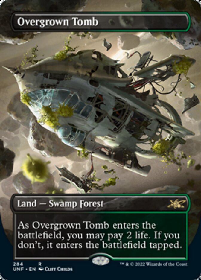 Overgrown Tomb (Borderless) [Unfinity] - The Mythic Store | 24h Order Processing