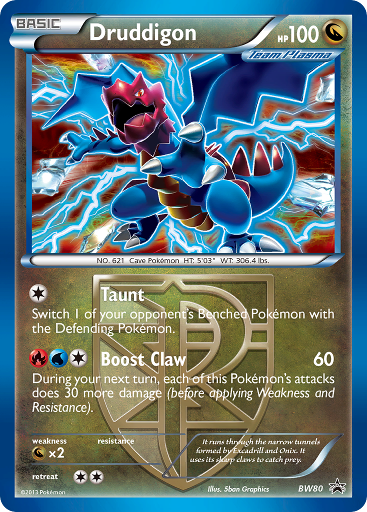 Druddigon (BW80) [Black & White: Black Star Promos] - The Mythic Store | 24h Order Processing