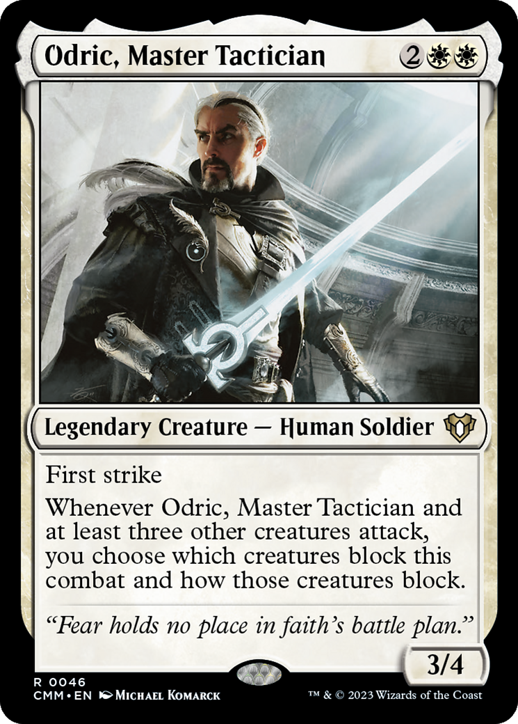 Odric, Master Tactician [Commander Masters] - The Mythic Store | 24h Order Processing