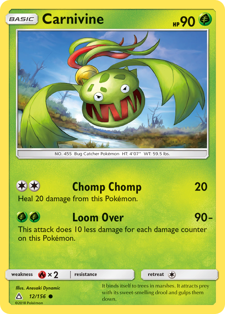 Carnivine (12/156) [Sun & Moon: Ultra Prism] - The Mythic Store | 24h Order Processing