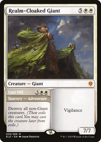 Realm-Cloaked Giant // Cast Off (Promo Pack) [Throne of Eldraine Promos] - The Mythic Store | 24h Order Processing
