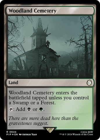 Woodland Cemetery (Surge Foil) [Fallout] - The Mythic Store | 24h Order Processing