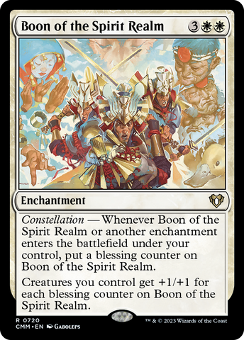 Boon of the Spirit Realm [Commander Masters] - The Mythic Store | 24h Order Processing