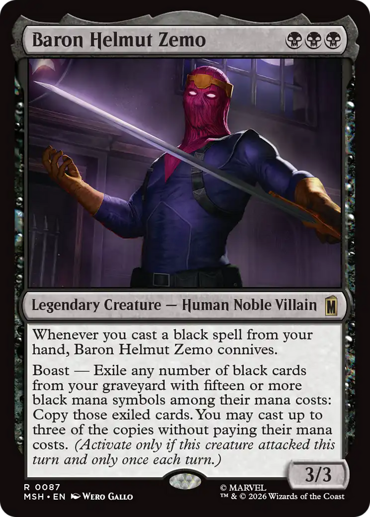 Baron Helmut Zemo [Marvel Super Heroes] - The Mythic Store | 24h Order Processing