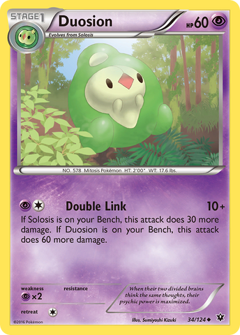 Duosion (34/124) [XY: Fates Collide] - The Mythic Store | 24h Order Processing