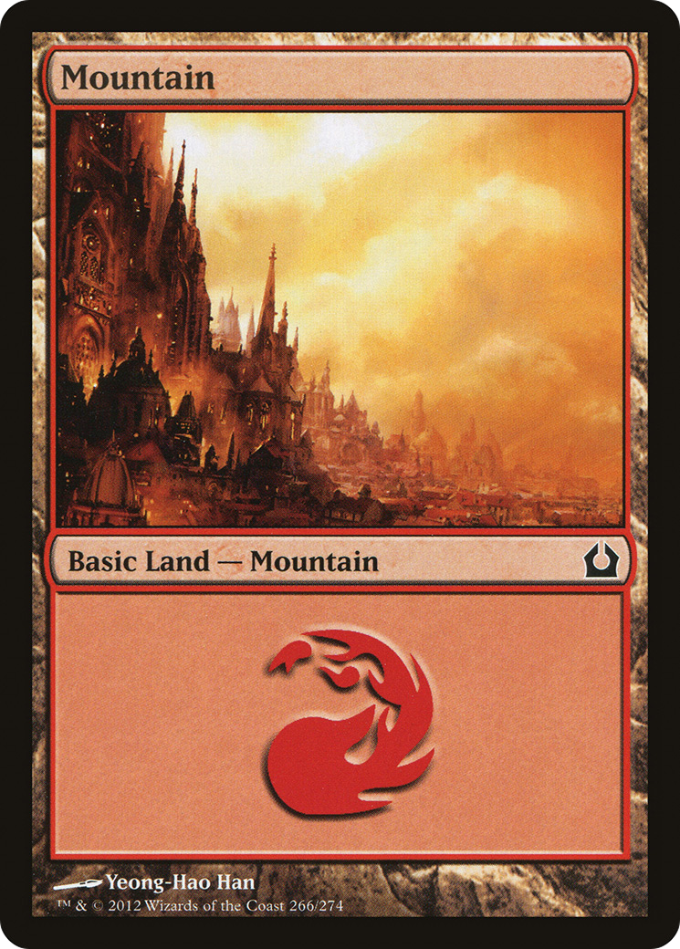 Mountain (266) [Return to Ravnica] - The Mythic Store | 24h Order Processing