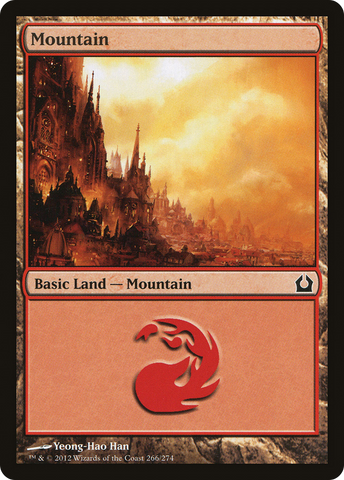 Mountain (266) [Return to Ravnica] - The Mythic Store | 24h Order Processing