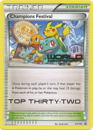 Champions Festival 2016 Top Thirty Two (XY176) [XY: Black Star Promos] - The Mythic Store | 24h Order Processing