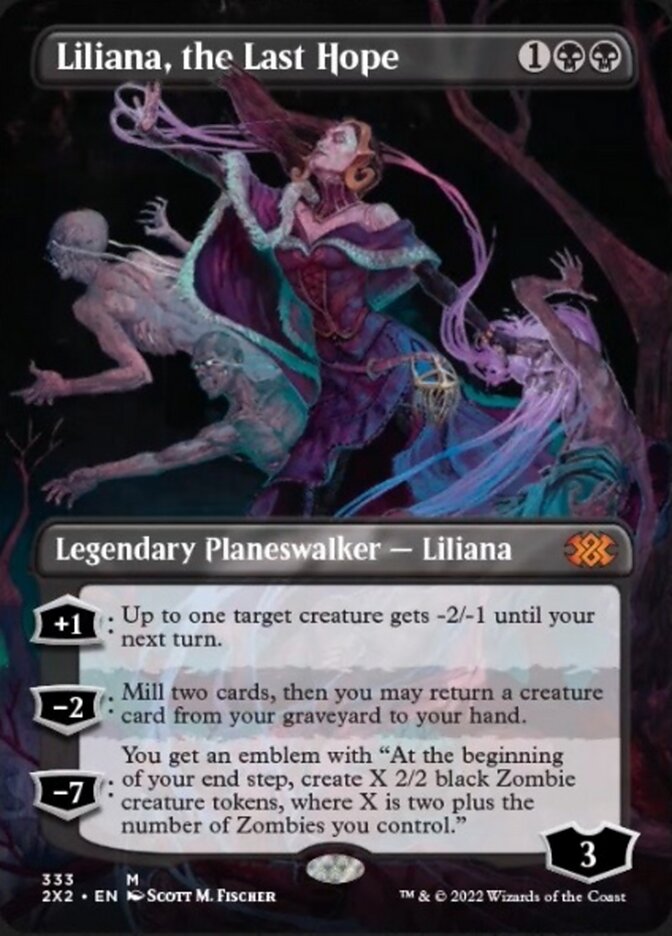 Liliana, the Last Hope (Borderless) [Double Masters 2022] - The Mythic Store | 24h Order Processing