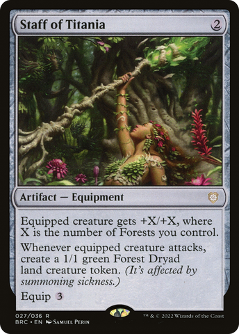 Staff of Titania [The Brothers' War Commander] - The Mythic Store | 24h Order Processing