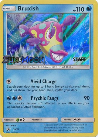 Bruxish (SM11) (Staff Prerelease Promo) [Sun & Moon: Black Star Promos] - The Mythic Store | 24h Order Processing