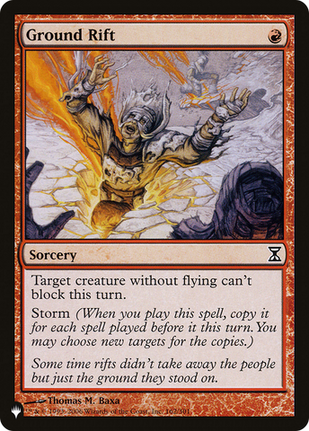 Ground Rift [The List] - The Mythic Store | 24h Order Processing